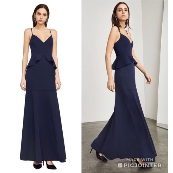 New BCBGMaxAzria Aubrielle Maxi Gown Dress - Picture 1 of 10